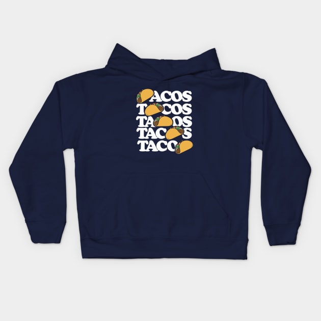 Taco Tuesday Kids Hoodie by bubbsnugg